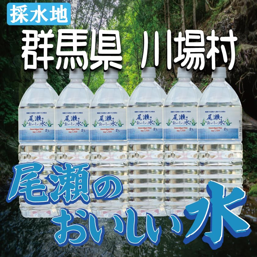 Amazon.co.jp: 尾瀬のおいしい水 2L 1ケース(6本) 採水地 群馬県